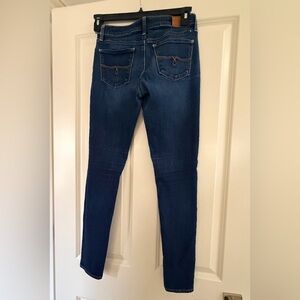 Lucky Brand Dark Blue Skinny Jeans (Size 0/25)